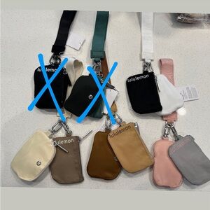 Dual pouch lululemon wristlet. Ask for availability before purchase thank you